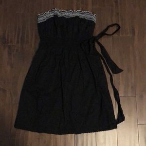 GUESS black strapless dress, size M
